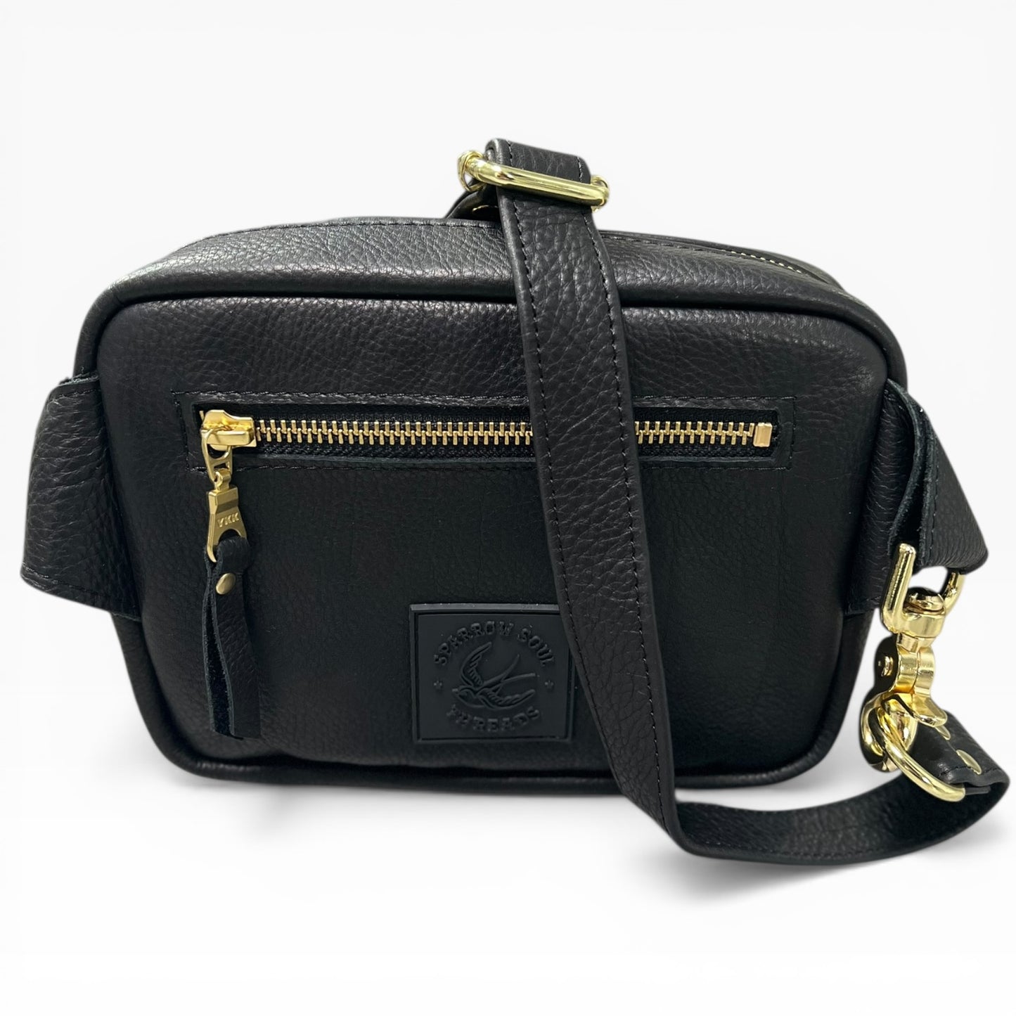 Wildfire Belt Bag - Black and Gold