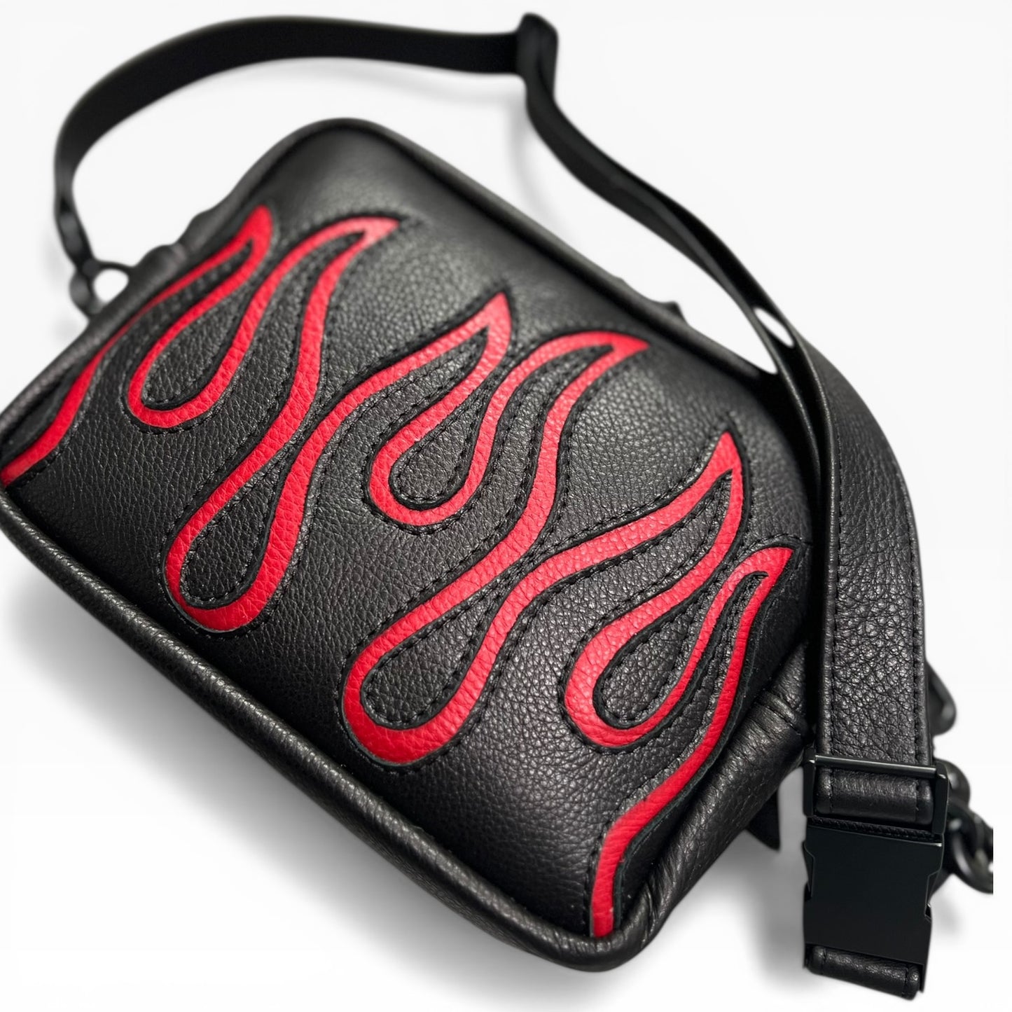 Wildfire Belt Bag - Black and Red
