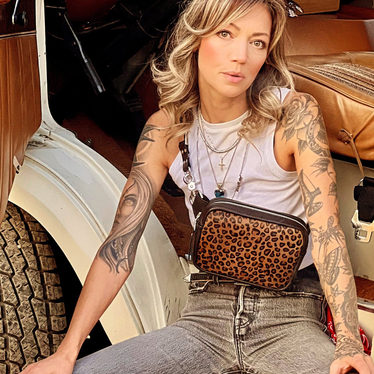 Wildcat Leopard Belt Bag