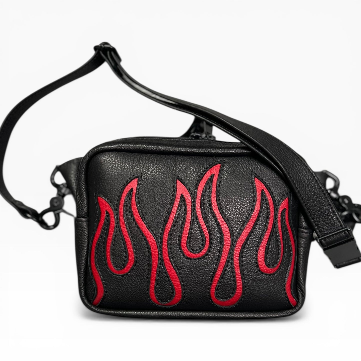 Wildfire Belt Bag - Black and Red