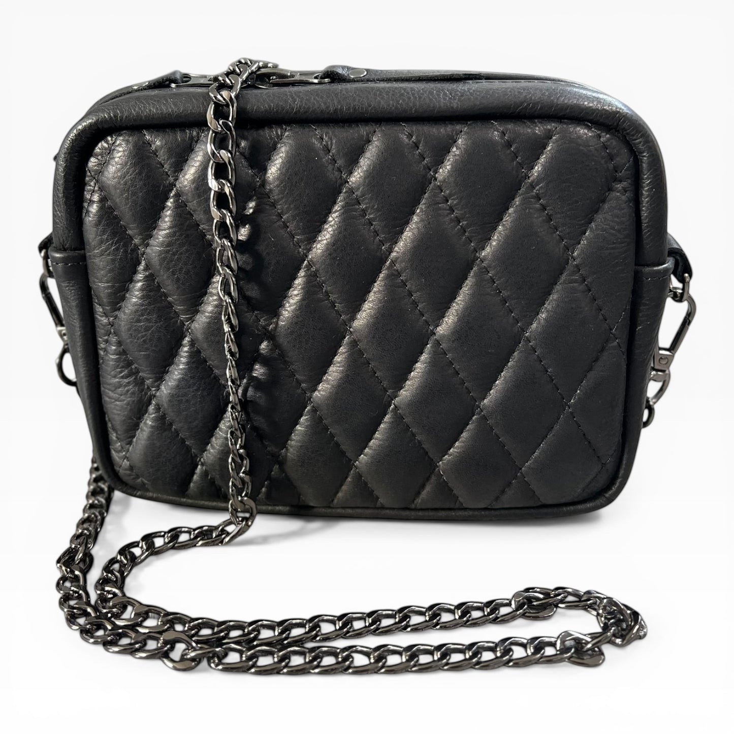 Diamond Stitch Bar Bag