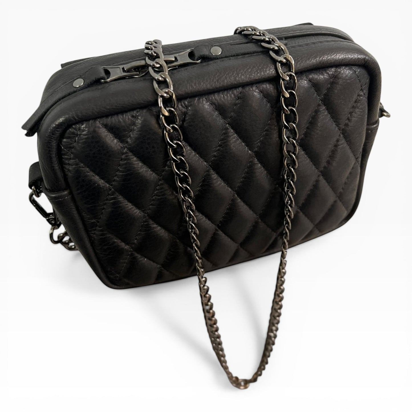 Diamond Stitch Bar Bag
