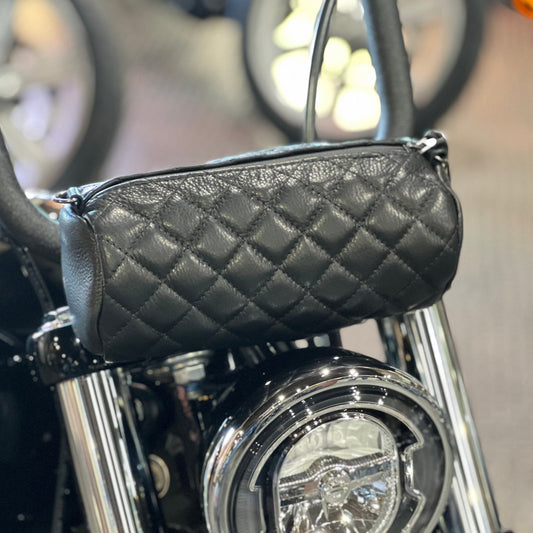 Quilted Cylinder Bar Bag